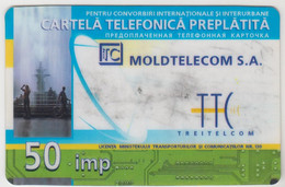 MOLDOVA - Moldtelecom 50 Units Prepaid Card ,used - Moldova