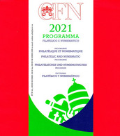 Nuovo - VATICANO - 2021 - Bollettino Ufficiale - Programma Filatelico E Numismatico 2021 - PFN - Covers & Documents