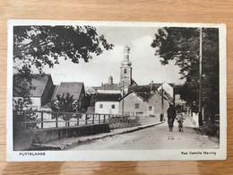 Puttelange Aux Lacs Rue Camille Marring Animé Avec Vélo 1939 - Puttelange