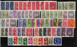 Tchécoslovaquie 1945-1972 Timbres TT+TS+TPJ - Collections, Lots & Series