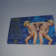 San Marino-(RSM-025)-zodiaco-GEMELLI-(31)-(08149)-mint Card+1card Prepiad Free - Saint-Marin