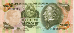 Billet De L'Uruguay 100 Nuevos Pesos  1978 -  Neuf - - Uruguay