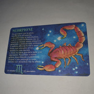 San Marino-(RSM-028)-zodiaco-SCORPIONE-(42)-(13215)-mint Card+1card Prepiad Free - San Marino