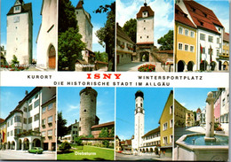 7251 - Deutschland - Isny , Allgäu , Espantor , Diebsturm , Blaserturm - Gelaufen 1985 - Isny