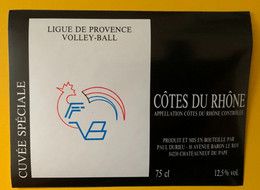 18493 - Ligue De Provence Volley-Ball Côtes Du Rhône - Sonstige & Ohne Zuordnung