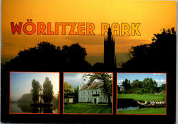 7278 - Deutschland - Wörlitzer Park , Anhalt , Rosseau Park , Graues Haus , Wolfskanal , Mehrbildkarte - Gelaufen 1997 - Woerlitz