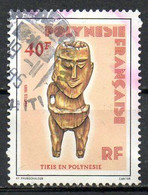 POLYNESIE. N°229 Oblitéré De 1985. Tiki En Polynésie. - Gebruikt
