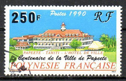 POLYNESIE. N°359 Oblitéré De 1990. Hôtel De Ville De Papeete. - Oblitérés