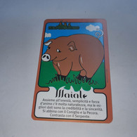 San Marino-(RSM-059)-zodiaco-maiale-urmet Card-(60)-(08835)-mint Card+1card Prepiad Free - San Marino