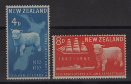 Nouvelle Zelande - N°359 + 360 - Faune - Moutons - Cote 4.75€ - ** Neuf Sans Charniere - Unused Stamps