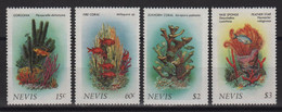 Nevis - N°419 à 422 - Faune Marine - Poissons - Cote 7€ - ** Neuf Sans Charniere - St.Kitts Y Nevis ( 1983-...)
