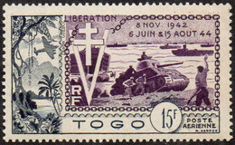 Détail De La Série - Anniversaire De La Libération ** Togo N° PA 22 - 1954 10e Anniversaire De La Libération