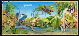 Australia 1999 Small Pond Life MS On Piece, Used, SG 1913 - Used Stamps