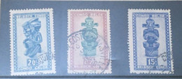 (stamps 6-3-2021) Belgian Congo (3 Used Stamps) Congo Belge (15 C - 25 C - 1f 50) - Andere & Zonder Classificatie