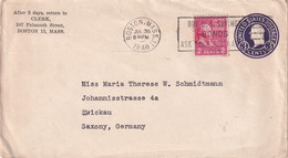 USA   1948  ENTIER POSTAL/GANZSACHE/POSTAL STATIONARY LETTRE DE BOSTON - 1941-60