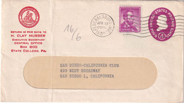 USA   1959  ENTIER POSTAL/GANZSACHE/POSTAL STATIONARY LETTRE DE FEDERALSBURG - 1941-60