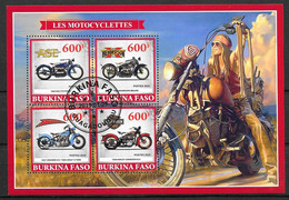 Burkina Faso 2019 Les Motocyclettes OBLITERE - Burkina Faso (1984-...)