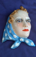 Wall Goebel Mask "Woman With Scarf" - Other & Unclassified