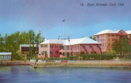 BERMUDA ROYAL BERMUDA YACHT CLUB OLD COLOUR POSTCARD - Bermuda