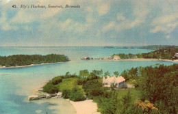 ELYS HARBOUR SOMERSET BERMUDA OLD COLOUR POSTCARD - Bermuda