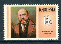 Rhodesia 1974 Famous Rhodesians - 8th Issue - George Pauling HM (SG 488) - Rhodesien (1964-1980)
