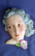 Wall Mask Goebel "Lady With A Flower" - Other & Unclassified