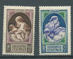 France Série Yvert N° 440 à 441 *  , 2 Valeurs Neuves Avec Trace De Charnière  - Pal 5402 - Nuevos