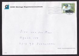 Netherlands: Cover, 2021, 1 Stamp, Wild Fighting Cock, Bird, Poultry, Endangered Animal (traces Of Use) - Storia Postale