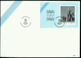 Fd Denmark FDC 2012 MiNr 1691 (Block 47) Sheet | 40th Anniv Of Accession Of Queen Margrethe II - FDC