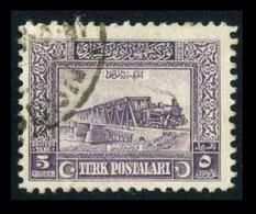 Turkey 1926 P56 Postage Due, Railroad Bridge Over Kizil Irmak | Locomotive, Railway, Steam Traction - Portomarken