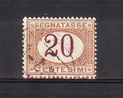 ITALIE REGNO 1894  Mi P22   Yv T7  Sass S22 (o) - Taxe