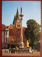 Eichstätt - Residenzplatz Mit Mariensäule - Eichstaett