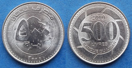 LEBANON - 500 Livres 2000 KM# 39 Independent Republic - Edelweiss Coins - Líbano