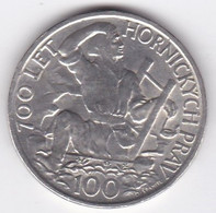 Tchécoslovaquie 100 Korun 1949, En Argent .KM# 29 - Tchécoslovaquie