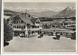 GERZENSEE: Hotel Bären, Trinkhalle, Oldtimer ~1940 - Gerzensee