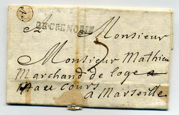 DE GRENOBLE / 1710 / Dept De L'Isère / Ecrite De Vaunavay - 1701-1800: Vorläufer XVIII