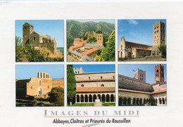 Abbayes Cloîtres Prieurés Du Roussillon Abbaye De Serrabonne St-Martin Du Canigou St-Michel De Cuxa Cloître D'Elne - Monuments