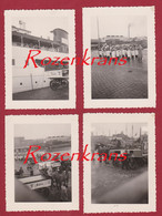 Lot Of 4 Small Touristic Photos Horse Carriage Tour Tuborg Beer Brewery Brouwerij Bryggerier Denmark Danmark 1949 - Danemark