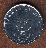 Uganda 50 Shillings 2012, Antelope, KM#66, Unc - Ouganda