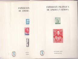 España HR 53 Y 54 - 10 Hojas - Feuillets Souvenir