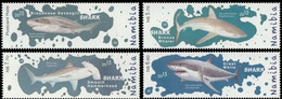 Namibia 2015, Sharks, MNH Stamps Set - Namibie (1990- ...)