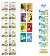 France, 3 Carnets**, (anc.prix Postale; 67.-FF.) Lot, Tous Impeccables - Collections