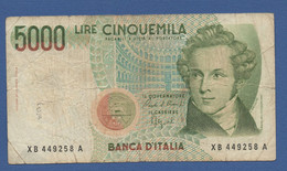 ITALY - P.111bX – 5.000 LIRE 1985 -  Molto Circolata - Sostitutiva XB - 5000 Liras