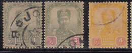 3v Johore Used 1896, Malaya / Malaysia - Johore