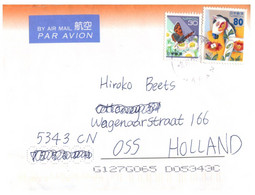 (KK 7) Cover Posted From Japan To Netherlands (during COVID  Pandemic) - Storia Postale