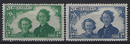 New Zealand 1944  Health Stamp (*) MH  SG.663-664 - Neufs