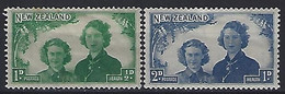 New Zealand 1944  Health Stamp (*) MH  SG.663-664 - Neufs