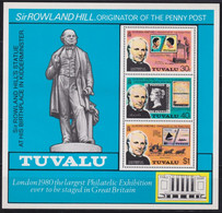 F-EX23157 TUVALU IS MNH 1979 CENTENARY ROWLAND HILL PENNY BLACK - Rowland Hill