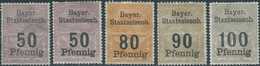 Germania Germany Deutschland  ALLEMAGNE, Bayer.Staatseisenb ,Hinged -Mint - Sonstige & Ohne Zuordnung