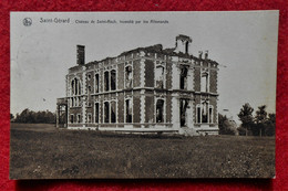 CPA 1925 St Gérard-Mettet - Château De St Roch, Incendié Par Les Allemands - Mettet